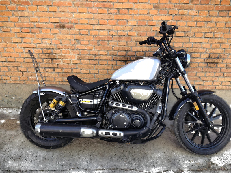 Yamaha XV950 (2014-2023) - Unpainted Silver with Cap Fuel Tank 14L