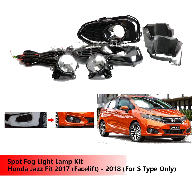 Honda Jazz 2017-2018 (Facelift) - S Type Fog Light Kit
