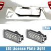 Jeep Grand Cherokee 2 x White LED License Plate Lights (2017-2021)
