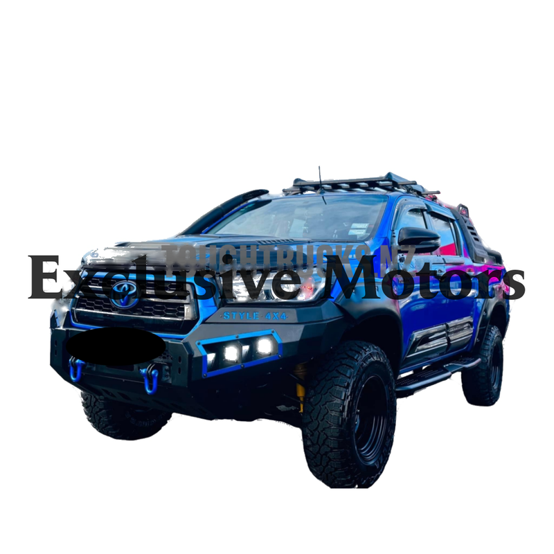 Toyota Hilux Steel Side Steps Heavy Duty (2015-2023)