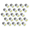 Car 50pcs White BA9S T4W 7020 LED Dome Map Side Marker Bulbs