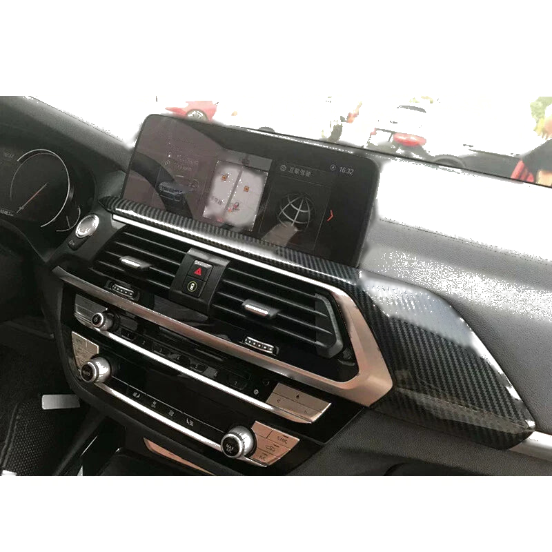 BMW X3 X4 2018+ Carbon Fiber Center Air Condition Outlet Vent Cover Trim Fit