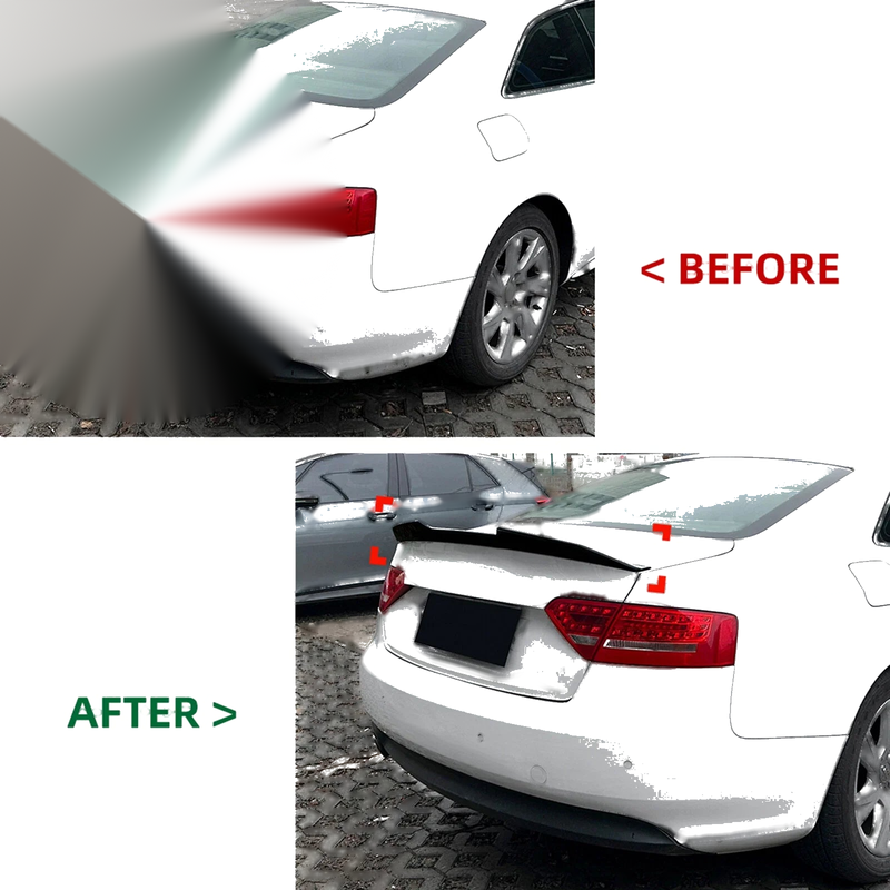 Audi A5 8T Coupe Rear Boot Spoiler Lip (2007-2016)