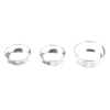 Dodge Charger Silver Tone Inner Paddle Shifter Set & AC Volume Knob Cover