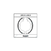 Land Cruiser 40 60 70 75 80 Series Rear Drum Brake Shoes (1975-1997)