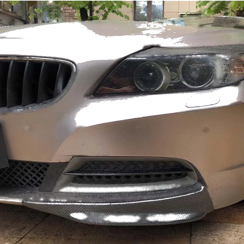 BMW Z4 E89 2009-16 Real Carbon Fiber Front Bumper Splitter Side Corner Cover