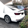 Audi A4 S4 B9 Gloss Black Rear Boot Spoiler Lip (2017-2024)