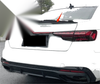 Audi B9 A4 S4 Sedan V Style Rear Carbon Fiber Spoiler Wing (2017-2024)