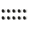 Harley Twin Cam Dyna Softail Chrome 10 x Engine Cover Bolts Screw Caps CNC