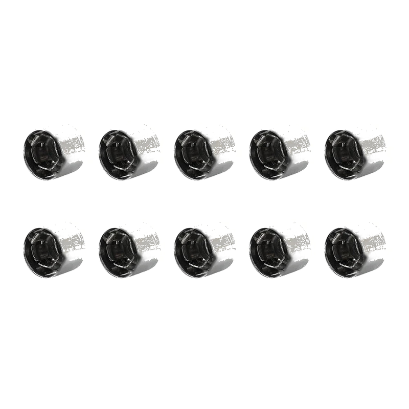 Harley Twin Cam Dyna Softail Chrome 10 x Engine Cover Bolts Screw Caps CNC