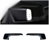 Chevy Silverado ABS Black Rearview Half Pack Mirror Lid Cover Trim (2019-2023)