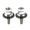 KAWASAKI ZX6R (2012-2021) Silver CNC 8MM Swingarm Spools Slider Screws