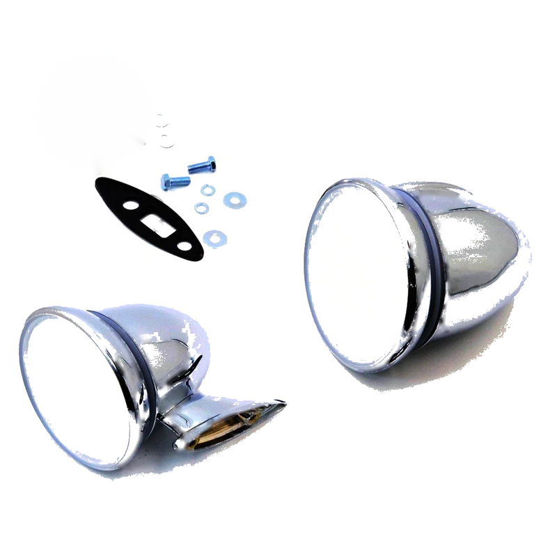 Mazda Cosmo 121 AP RX-5 Sport Chrome Fender Mirror R&L