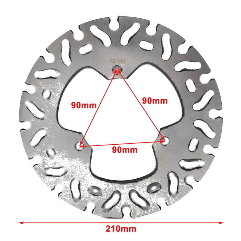 Yamaha TZR125 250 TZM150 FZR250 400 Rear Brake Disc Rotor (1990-2000)