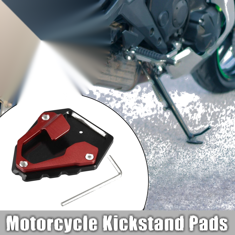 Honda NT1100 (2021-2023) Red Aluminum Alloy Motorcycle Kickstand Pad