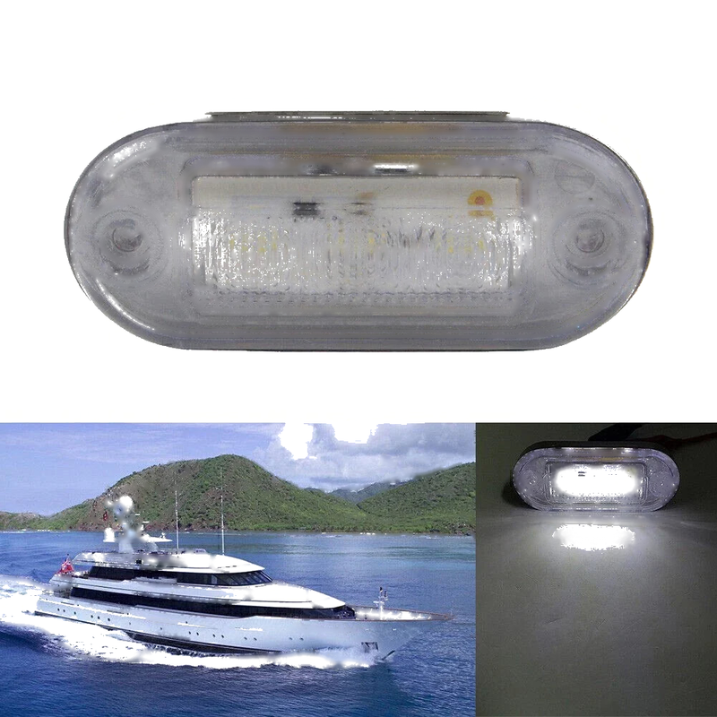 Truck Trailer RV Boat 12V 3 SMD LED Signal Light Lamp (73-Current)