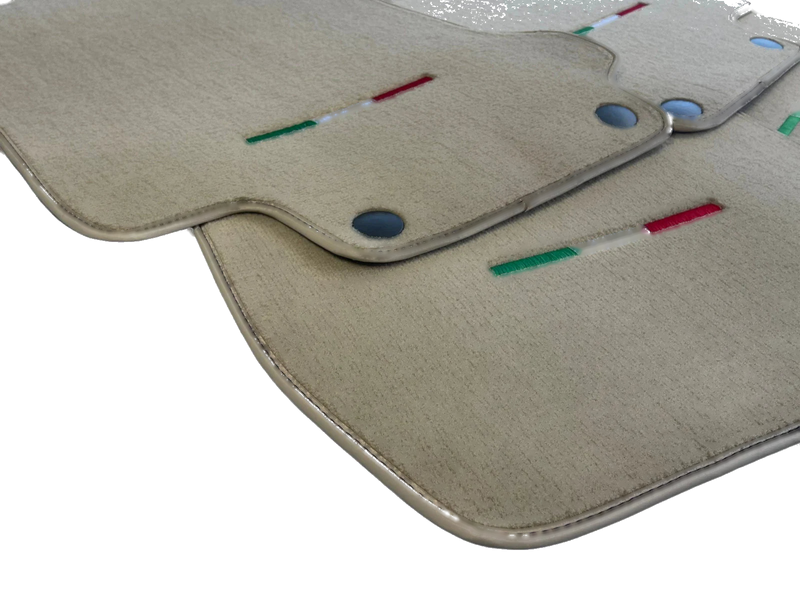 Maserati GranTurismo Beige Carpets LHD Floor Mats (2007-2020)