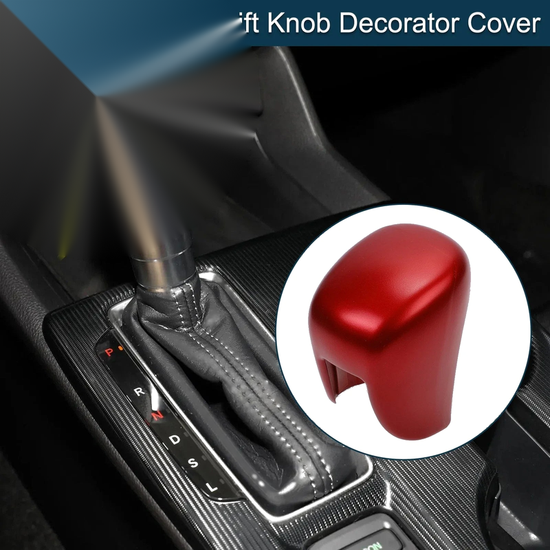 Honda Civic 2022-2025 Red Decorator Automatic Gear Shift Knob Cover