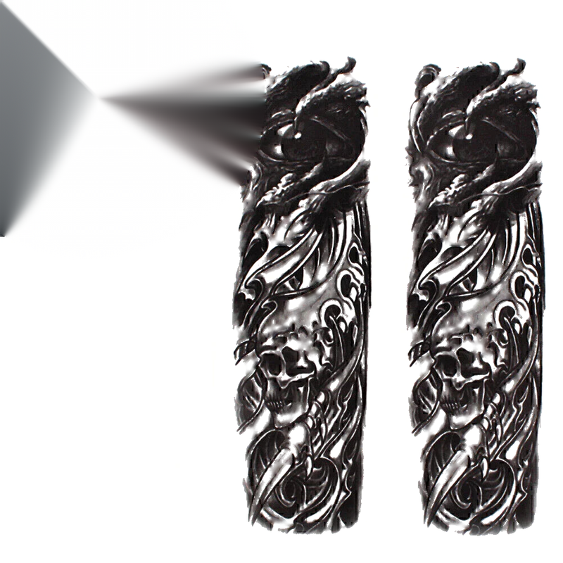 Harley Yamaha Custom Front Fork Skull Decal Medallion Stickers