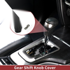 Honda Accord (2008-2012) Pebbled Black Grey Leather Gear Shift Knob Cover