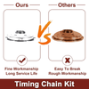 Chevy Polished Aluminum Timing Chain Cover Kit
