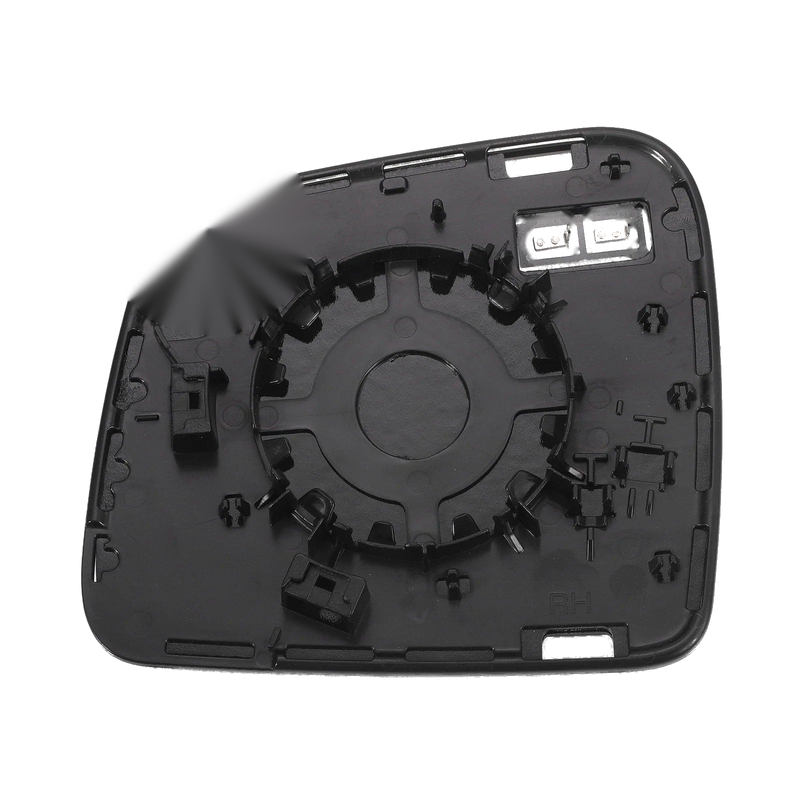 Jeep Dodge Left Right White Mirror Glass w/ Back Heated (2014-2019)