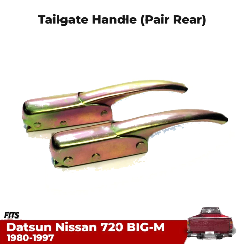 Tailgate Cargo Door Handle Latch Pair Fits Datsun Nissan 720 Navara D21 1980-94