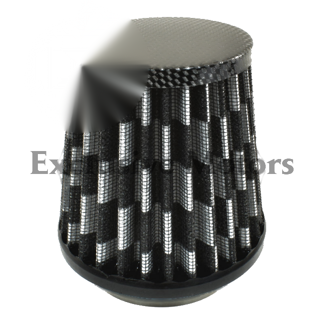 VW Solex 30 / 31 / 34PICT (1967-1979) Carbon Color Air Filter 110mm 52mm Neck