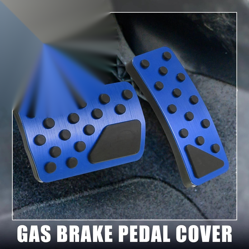 Jeep (2011-2021) Blue Car Brake Pedal Pad & Gas Accelerator Cover