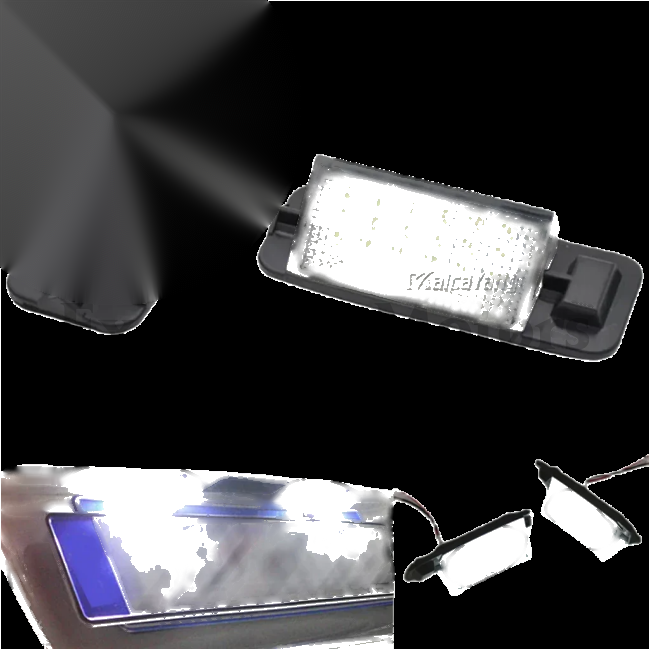 BMW E36 318i, 328i, M3 - White 12V LED License Plate Lights