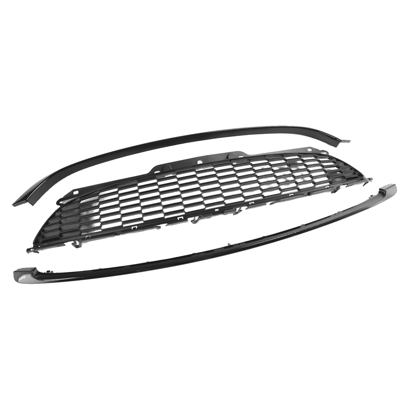 MINI R57 Cooper S JCW Conv 09-13 3PCS Gloss Black Front Grille
