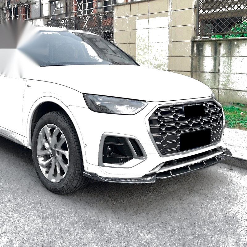 Audi Q5 FY Sline Front Bumper Spoiler Lip Splitter (2021-2024)