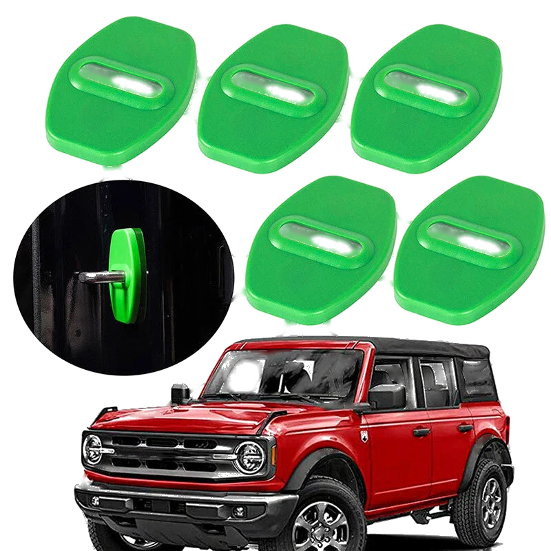 Ford Bronco, F-150 Green Door Lock Cover Trim (2021-2022)