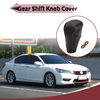 Honda Accord (2008-2012) Pebbled Black Brown Gear Shift Knob Cover