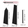 Lexus ES 6 Pcs Black Door Pillar Window Trim (2019-2022)