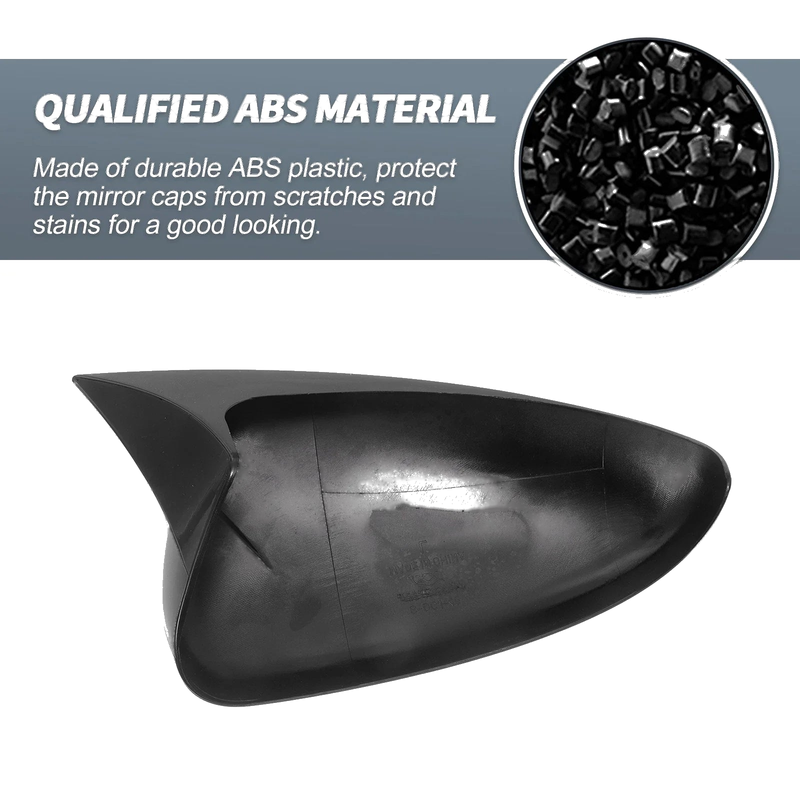 Chevrolet Cruze Rearview Mirror Cover Overlay Gloss Black (2009-2015)