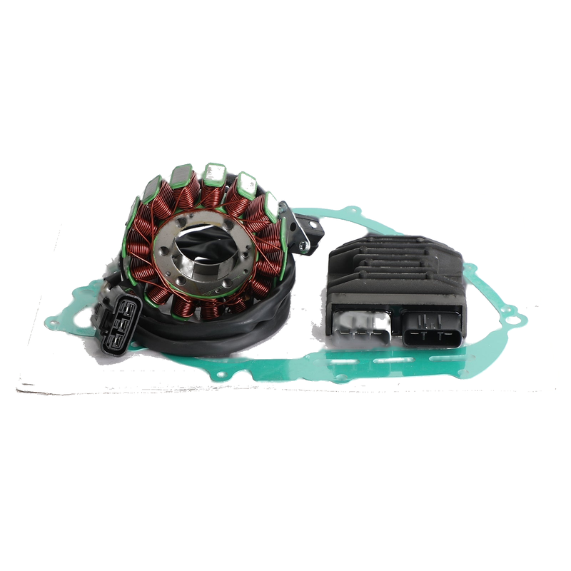 Yamaha 07-22 Grizzly 550 / 700 Kodiak Magneto Stator+Voltage Rectifier+Gasket