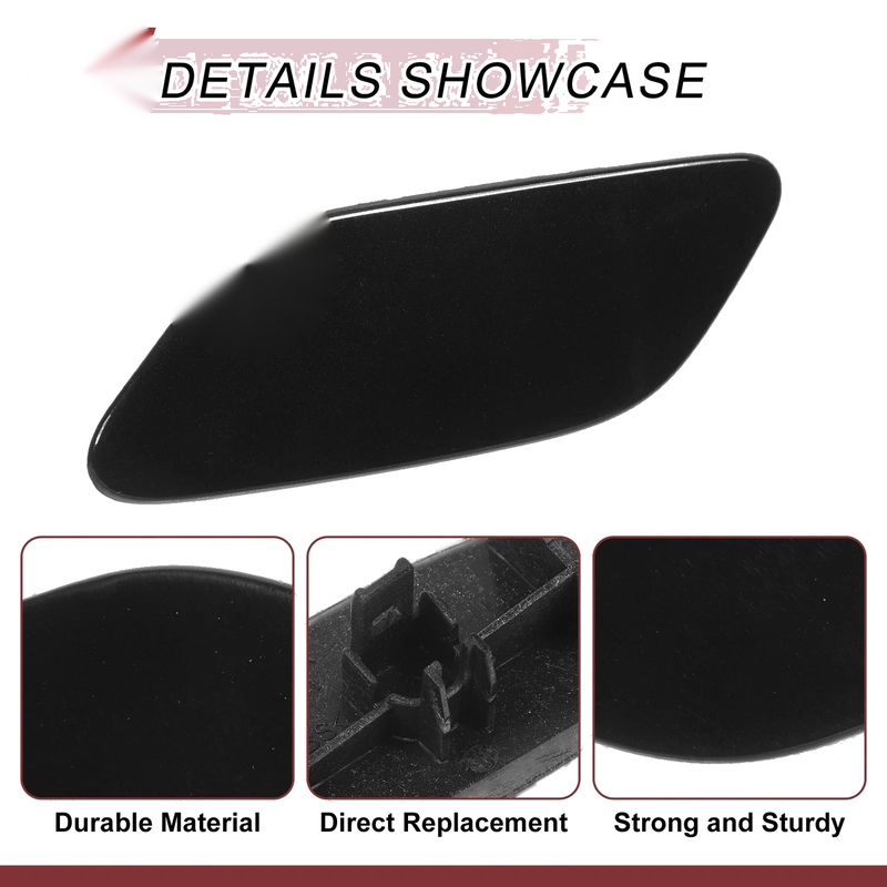 Lexus ES300h (2019-2022) Black 1 x Cap Front Left Washer Nozzle Cover