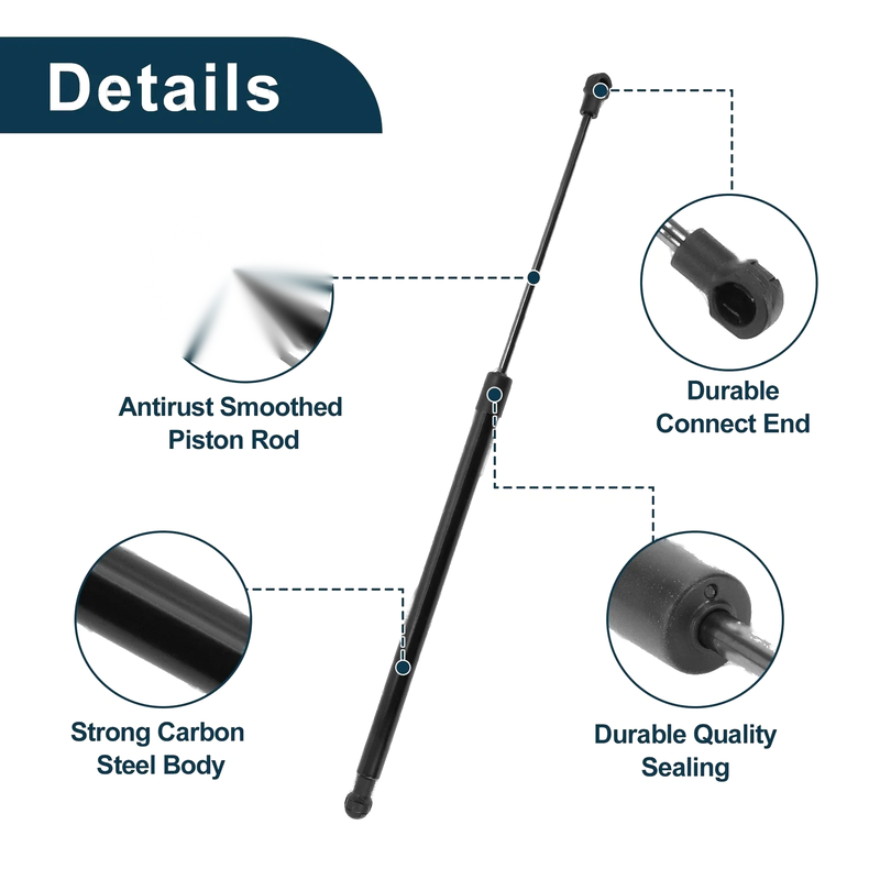 Toyota Land Cruiser Prado Rear Window Lift Supports (2003-2009)