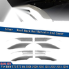 BMW X6 E71 E72 (2008-2014) 2 x Silver Set Roof Rack Rail End Covers