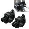 Motorcycle Black 25MM M8 Rearview Handlebar Mirror Mount Holders