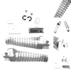 Suzuki GSXR600 GSXR750 GSXR1000 SV650 TL1000 Rear Footrest Pegs (2001-2023)