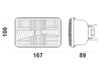 Isuzu NPR NQR NRR FSR FRR 1 x Headlight Lamp (1985-1993)