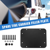 Jeep Wrangler JK Tailgate Vent Spare Tire Carrier Delete Plate (2007-2018)