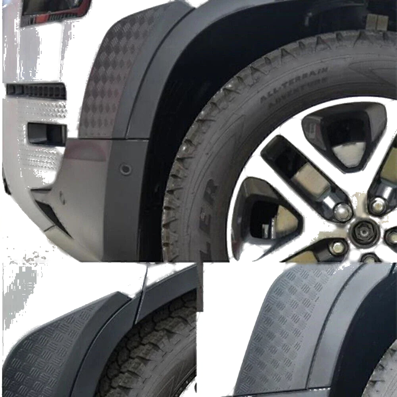 Land Rover Defender 110 (2020-2025) 4 x Black Front & Rear Protect Covers