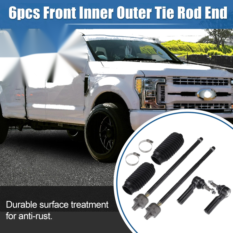 Ford Mustang 6 x Front Inner Outer Tie Rod End Links Kit (2005-2010)