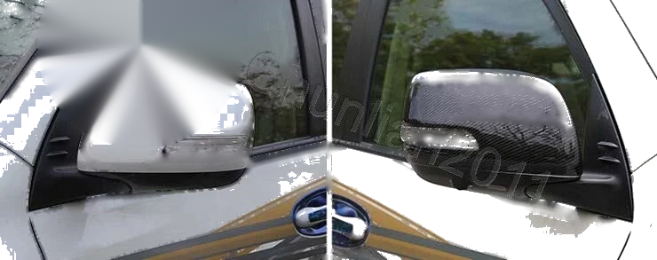 Toyota LC PRADO FJ150 Carbon Fiber Side Mirror Covers (2010-2019)