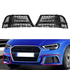 Audi A3 S3 Open Mesh Honeycomb Front Bumper Fog Light Grille (2013-2020)