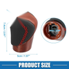 Lexus - Red Thread Perforated Wood Grain Gear Shift Knob Cover (2010-2023)