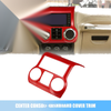Jeep Wrangler JK JKU Red Center Console Dashboard Cover Trim (2011-2017)